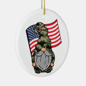 Amerikaanse Militaire Kabouter  Keramisch Ornament (Rechts)