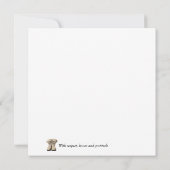 Amerikaanse militaire kerstkaarten notitiekaartje (Achterkant)