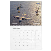 AMERIKAANSE MILITAIRE LUCHTVAARTKALENDER KALENDER (Mar 2027)