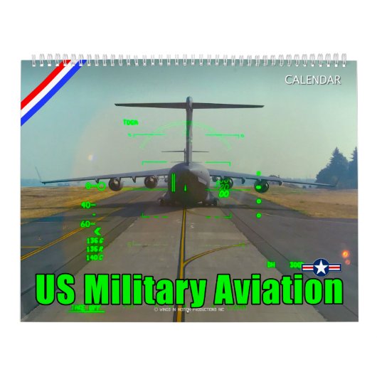 AMERIKAANSE MILITAIRE LUCHTVAARTKALENDER KALENDER (Hoes)