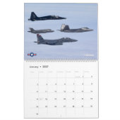 AMERIKAANSE MILITAIRE LUCHTVAARTKALENDER KALENDER (Jan 2027)
