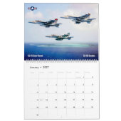 AMERIKAANSE MILITAIRE LUCHTVAARTKALENDER KALENDER (Jan 2027)