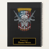 Amerikaanse militaire patriotcitaat planner (Achterkant)