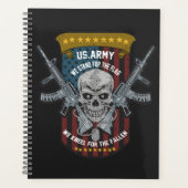 Amerikaanse militaire patriotcitaat planner (Voorkant)