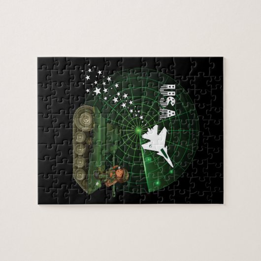 Amerikaanse militaire puzzel legpuzzel (Horizontaal)
