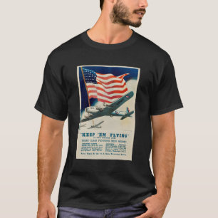 Amerikaanse militaire rekrutering Vintage poster v T-shirt