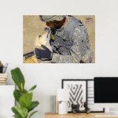 AMERIKAANSE MILITAIRE WERKHOND POSTER (Thuiskantoor)