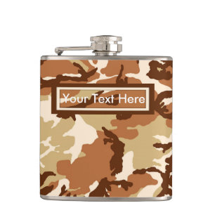 Amerikaanse militaire woestijnzandcamouflage 6 oz  heupfles