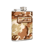 Amerikaanse militaire woestijnzandcamouflage 6 oz  heupfles (Rechts)
