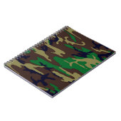 Amerikaanse militaire Woodland Camouflage Spiral N Notitieboek (Linkerzijde)