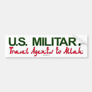 Amerikaanse militairen: Reisagenten naar Allah Bumpersticker