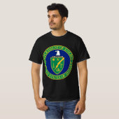 Amerikaanse ministerie van Energie DOE kernwapenre T-shirt (Voorkant volledig)