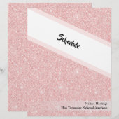 Amerikaanse Miss Pageant Binder Sectie Pagina (Voorkant / Achterkant)