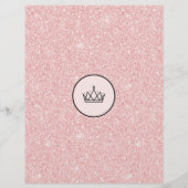 Amerikaanse Miss Pageant Binder Sectie Pagina (Achterkant)