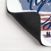 Amerikaanse Mode girl, Amerikaanse hartvlag nyc Muismat (Hoek)