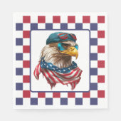 Amerikaanse Moderne Adelaar Servet (Voorkant)
