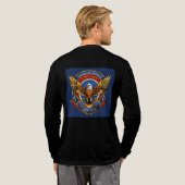 Amerikaanse moed Tri-Blend shirt (Achterkant)