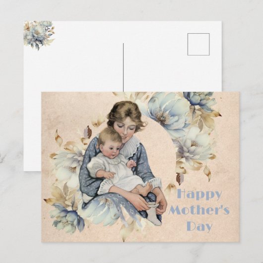  Amerikaanse moeder Briefkaart (Voorkant / Achterkant)