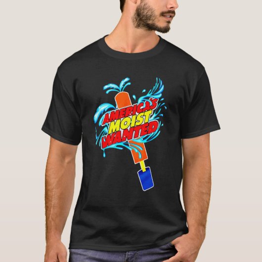 Amerikaanse moist Gezocht Apparel T-shirt (Voorkant)
