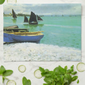 Amerikaanse MoJo Kitchen Towel, Franse kustdorp Theedoek (Gevouwen)