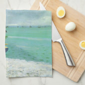 Amerikaanse MoJo Kitchen Towel, Franse kustdorp Theedoek (Quarter Fold)