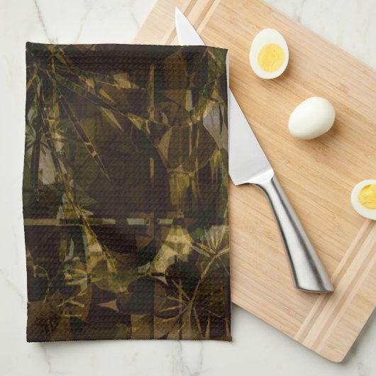 Amerikaanse MoJo Kitchen Towels - Camo Lover Petal Theedoek (Quarter Fold)
