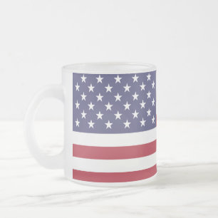 Amerikaanse Mok met voorgevulde vlag
