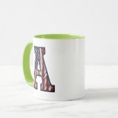 Amerikaanse mok. mok (Voorkant links)