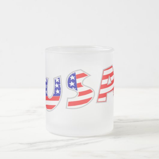 Amerikaanse Mok van gevriesdroogd glas (Center)