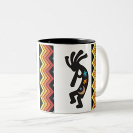 Amerikaanse Mok van tweetonige Kokopelli-koffie