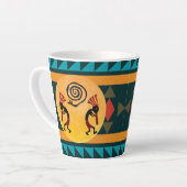 Amerikaanse Mok van tweetonige Kokopelli-koffie (Linkerhoek)