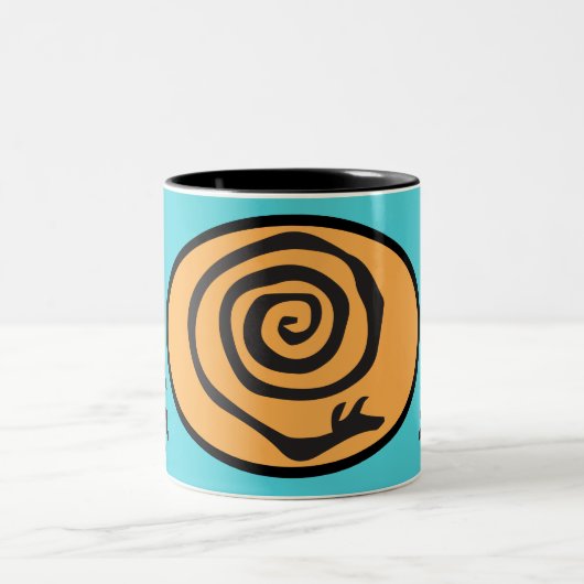 Amerikaanse Mok van tweetonige Kokopelli-koffie (Center)