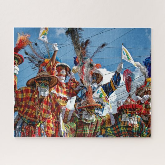 Amerikaanse Moko Jumbie St. Croix USVI Legpuzzel (Horizontaal)