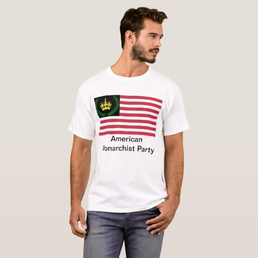 Amerikaanse Monarchist Party T-Shirt (Voorkant volledig)