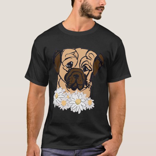 Amerikaanse mopshond t-shirt (Voorkant)