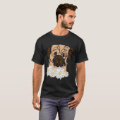 Amerikaanse mopshond t-shirt (Voorkant volledig)