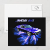 Amerikaanse motoren: Javelin AMX Briefkaart (Voorkant / Achterkant)