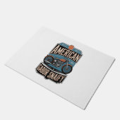 Amerikaanse Motorfiets  Deurmat (Schuin)