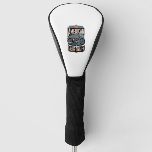 Amerikaanse Motorfiets  Golfheadcover (Voorkant)