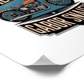Amerikaanse Motorfiets  Poster (Hoek)