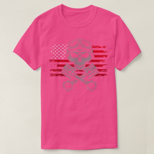 Amerikaanse motorfiets t-shirt (Design voorkant)