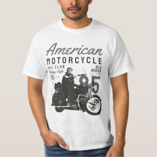 Amerikaanse motorfiets t-shirt
