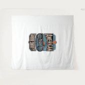 Amerikaanse Motorfiets  Wandkleed (Voorkant (horizontaal))