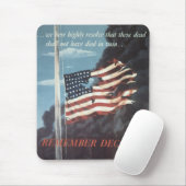 Amerikaanse Muismat van het  Poster (Met muis)