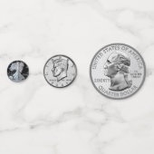 Amerikaanse munten confetti (Achterkanten)