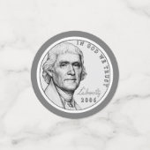 Amerikaanse munten confetti (Kleine voorkant)