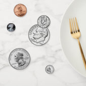 Amerikaanse munten confetti (Groep)