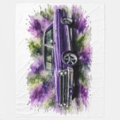 Amerikaanse Muscle Car fleece deken (Voorkant)