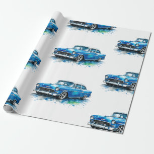 Amerikaanse Muscle Car Inpakpapier