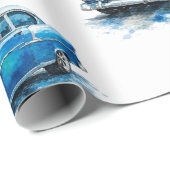 Amerikaanse Muscle Car Inpakpapier (Rol Hoek)
